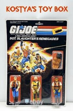 GI Joe Slaughters Renegades 1987 MOC MOSC New Factory Sealed Action Figure Set