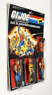 GI Joe Slaughters Renegades 1987 MOC MOSC New Factory Sealed Action Figure Set