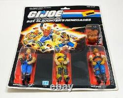 GI Joe Slaughters Renegades 1987 MOC MOSC New Factory Sealed Action Figure Set