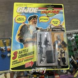 GI Joe Stalker Talking Commander Action Figure Hasbro Complete Open Card Vintage