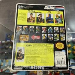 GI Joe Stalker Talking Commander Action Figure Hasbro Complete Open Card Vintage