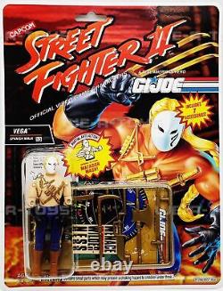 GI Joe Street Fighter II Vega Spanish Ninja Action Figure Hasbro 1993 #81094 NEW