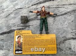 GI Joe Tiger Force Flint 1988 Damaged (Small crack on right arm) 100% complete