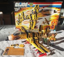 GI Joe Tiger Force Tiger Rat Complete Vehicle, Skystriker Figure, Box, File Card