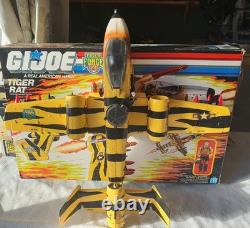 GI Joe Tiger Force Tiger Rat Complete Vehicle, Skystriker Figure, Box, File Card