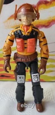GI Joe Tiger Force Tiger Rat Complete Vehicle, Skystriker Figure, Box, File Card