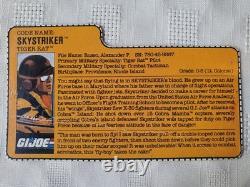 GI Joe Tiger Force Tiger Rat Complete Vehicle, Skystriker Figure, Box, File Card