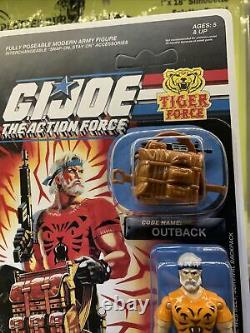 GI Joe UK Tiger Force 1990 Outback MOC Read Description Beautiful Mint Card Lot