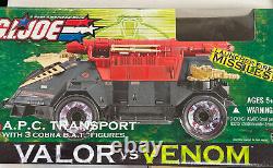 GI Joe Valor Vs Venom A. P. C Transport No Figures Hasbro New In Box 2003