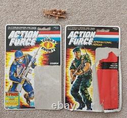 GI Joe Vintage Figures Cobra Action Force Hasbro Nr Complete Storm Shadow Cards