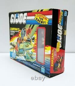 GI Joe ZARTAN 1984 MIB Italian Vintage New Factory Sealed Figure & Swamp Skier