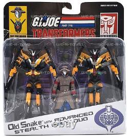 GI Joe and the Transformers Old Snake with Advanced Stealth BAT Duo Hasbro NRFP