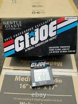 Gentle Giant SDCC 2015 Exclusive GI Joe Jumbo GRUNT + Micro Figure 2 Pack RARE