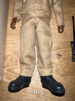 Genuine Vintage 1974 Hasbro GI Joe Adventurer AA Black Flocked Boxed Complete
