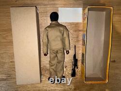 Genuine Vintage 1974 Hasbro GI Joe Adventurer AA Black Flocked Boxed Complete