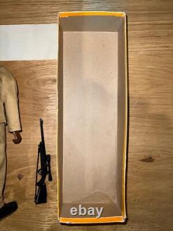 Genuine Vintage 1974 Hasbro GI Joe Adventurer AA Black Flocked Boxed Complete