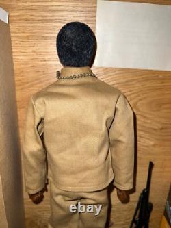 Genuine Vintage 1974 Hasbro GI Joe Adventurer AA Black Flocked Boxed Complete