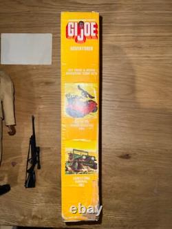 Genuine Vintage 1974 Hasbro GI Joe Adventurer AA Black Flocked Boxed Complete
