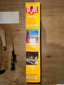 Genuine Vintage 1974 Hasbro GI Joe Adventurer AA Black Flocked Boxed Complete