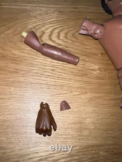 Genuine Vintage 1974 Hasbro GI Joe Adventurer AA Black Flocked Boxed Complete