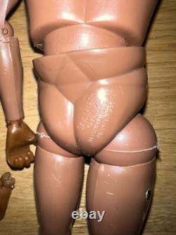 Genuine Vintage 1974 Hasbro GI Joe Adventurer AA Black Flocked Boxed Complete