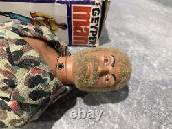 Geyperman Unidad Rescate Bearded Figure Vintage 1970s With Original Box & Acc