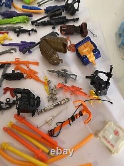 Gi I Joe Action Force Figures Accessories & Weapons Only Bundle Rare