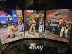 Gi JOE 12inch WW2 Collection Set Tuskegee, 442nd Infantry, PT Boat Commander