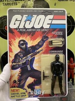 Gi Joe 1983 Snake Eyes Swivel Arm Mint Carded Lot A Beautiful L@@k V1.5