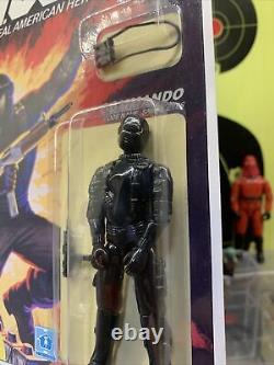 Gi Joe 1983 Snake Eyes Swivel Arm Mint Carded Lot A Beautiful L@@k V1.5