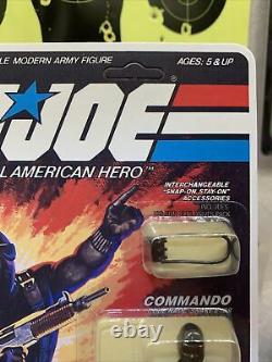 Gi Joe 1983 Snake Eyes Swivel Arm Mint Carded Lot A Beautiful L@@k V1.5