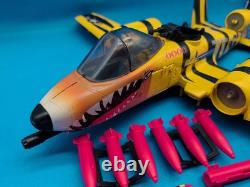 Gi Joe 1988 Tiger Force Tiger Rat Jet, Missiles, Hasbro Vintage Action Force