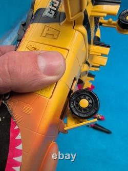 Gi Joe 1988 Tiger Force Tiger Rat Jet, Missiles, Hasbro Vintage Action Force