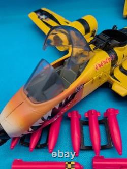 Gi Joe 1988 Tiger Force Tiger Rat Jet, Missiles, Hasbro Vintage Action Force