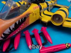 Gi Joe 1988 Tiger Force Tiger Rat Jet, Missiles, Hasbro Vintage Action Force
