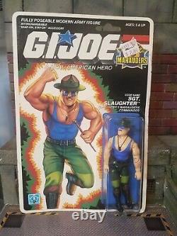 Gi Joe 1989 Sgt Slaughter Sealed High Grade Figure Uncracked Marauders