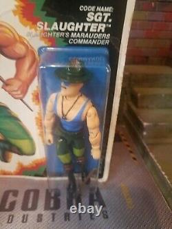 Gi Joe 1989 Sgt Slaughter Sealed High Grade Figure Uncracked Marauders