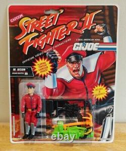 Gi Joe 1993 Vintage Street Fighter M Bison Action Figure Sealed Moc 3.75