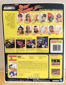 Gi Joe 1993 Vintage Street Fighter Vega Action Figure Sealed Moc 3.75