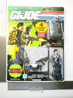 Gi Joe Action Force 1990 Sonic Fighters Dial Tone Carded Figure Af1175