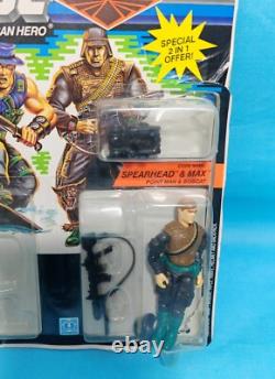 Gi Joe Action Force Cobra Night Force Spearhead & Muskrat Opened Cardback Bubble