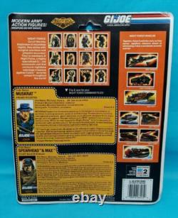 Gi Joe Action Force Cobra Night Force Spearhead & Muskrat Opened Cardback Bubble