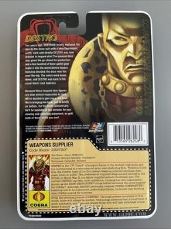 Gi Joe / Action Force Comic Con Destro V15B Gold Head 2007 In Original Packaging