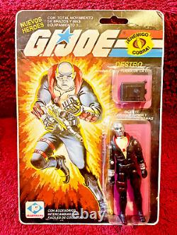 Gi Joe Action Force Destro MOC 1983 Fuera de la Ley Plastirama