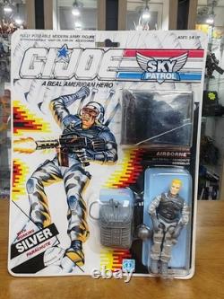 Gi Joe Action Force Downtown Figure Hasbro Moc 1989 Sky Patrol Airborne
