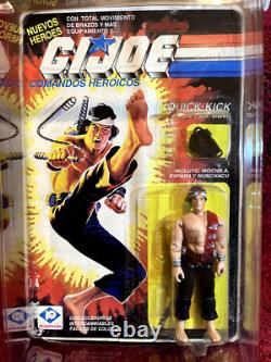 Gi Joe Action Force MOC Quick Kick 1985 Vintage Lot