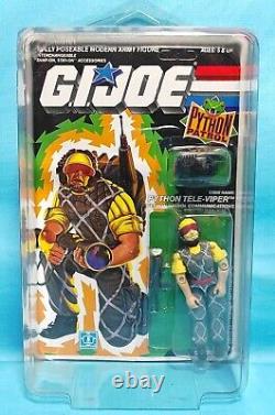 Gi Joe Action Force Python Patrol Cobra Tele Viper Hasbro Moc 1987 Unpunched