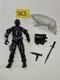 Gi Joe Action Force Snake Eyes, Vintage, 1980s #3 Arah