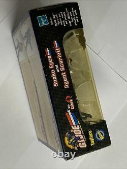 Gi Joe Action Force Toyfare Snake Eyes and Agent Scarlett MIB 20th Anniversary