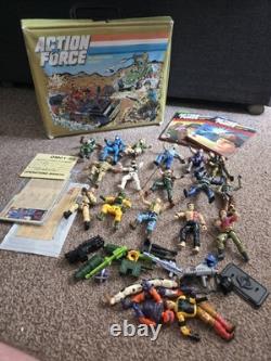 Gi Joe / Action Force bundle with suitcase x16 and extras